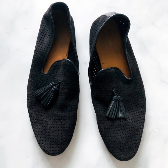 mens perforated loafers